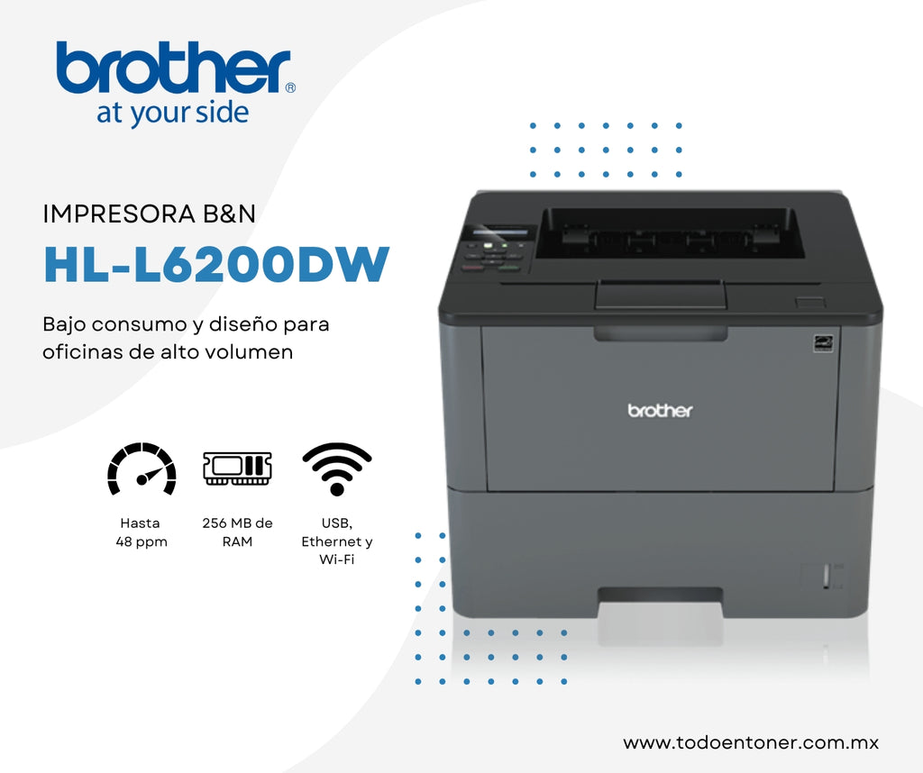 IMPRESORA BROTHER HL-L6200DW